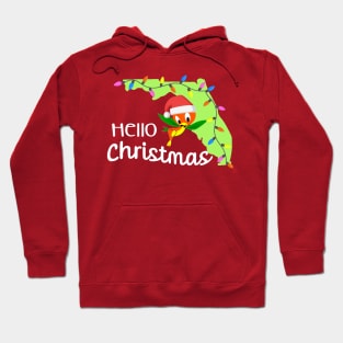 orange Bird Christmas Hoodie